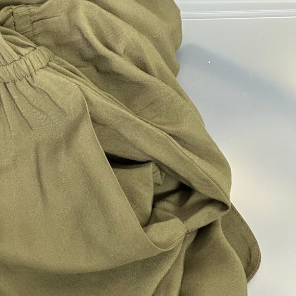 Burberry Brit Military Shirt Dress Olive Green - Picture 7 of 10